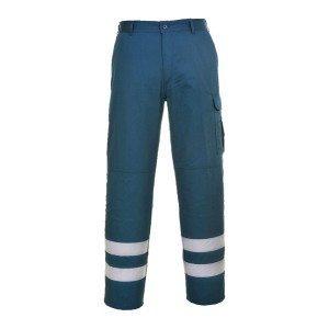 CALÇA MULTIBOLSOS C/ 2 FIT REFLET AZUL ESCURO S917